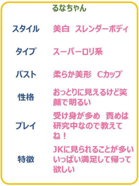 るな☆Hな事研究中のおっとり娘 PREMIUM~プレミアム~(デリヘル)