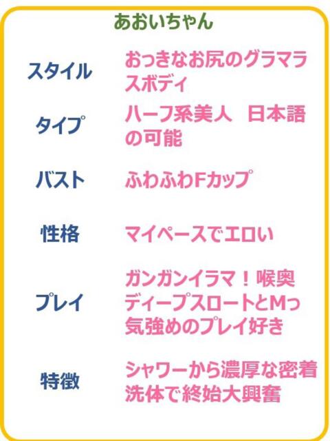 あおい☆ドエロい体のイラマ娘☆ PREMIUM～プレミアム～（デリヘル）