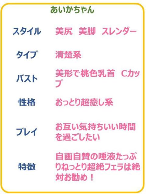 あいか☆超絶フェラの癒し美女☆ PREMIUM~プレミアム~(デリヘル)