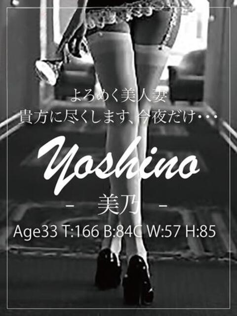 美乃(よしの) 銀座セレブ(人妻系デリヘル)