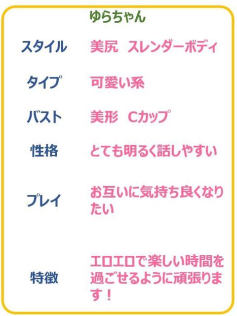 ゆら ☆細身で乱れるご奉仕娘☆ PREMIUM~プレミアム~(デリヘル)