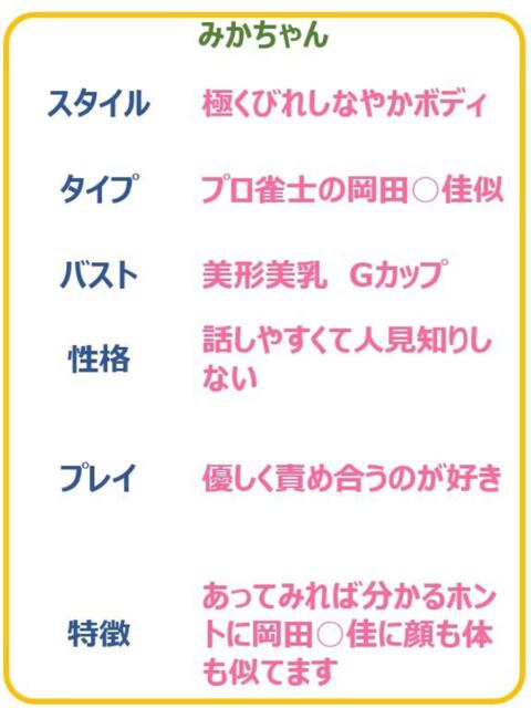 みか　☆完璧すぎるGの谷☆ PREMIUM～プレミアム～（デリヘル）