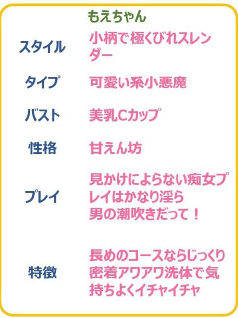 もえ☆小柄で淫らな積極的痴女☆ PREMIUM～プレミアム～（デリヘル）