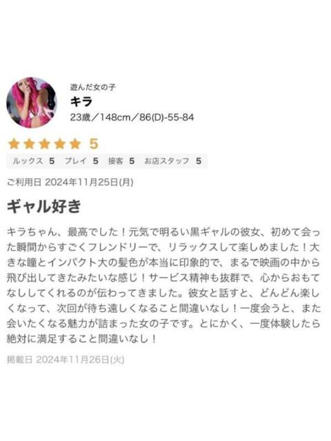 キラ ギャルズネットワーク大阪（デリヘル）