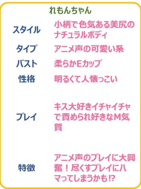 れもん☆エッチに癒す誘惑桃尻☆ PREMIUM~プレミアム~(デリヘル)