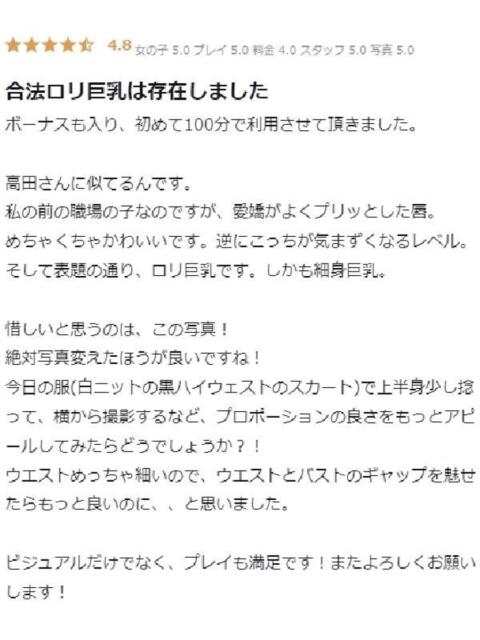 もえ プロフィール 大阪店（デリヘル）