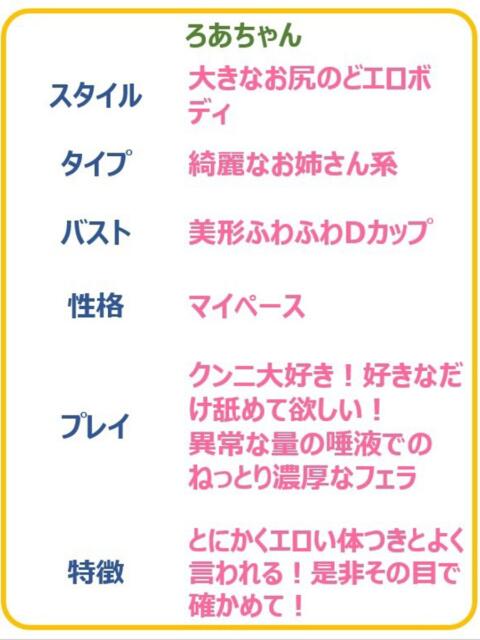 ろあ☆色気半端ないエロ娘☆ PREMIUM～プレミアム～（デリヘル）