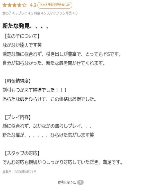ななせ プロフィール 大阪店（デリヘル）