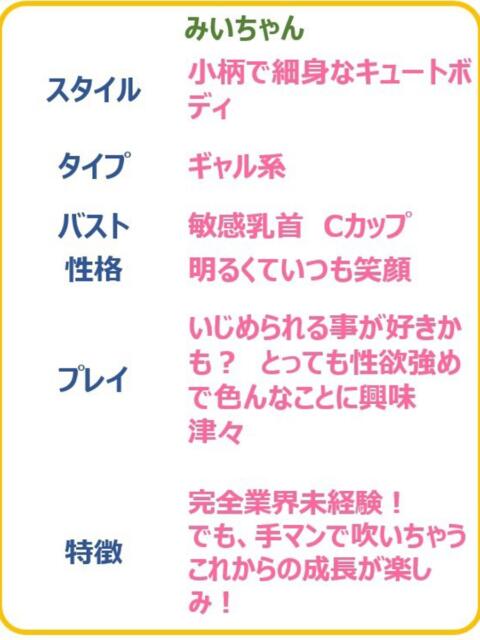 みい　☆未経験の潮吹きガール☆ PREMIUM～プレミアム～（デリヘル）
