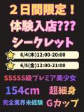 体験入店???(シークレット) 池袋S級素人派遣型東京美少女物語（池袋/デリヘル）