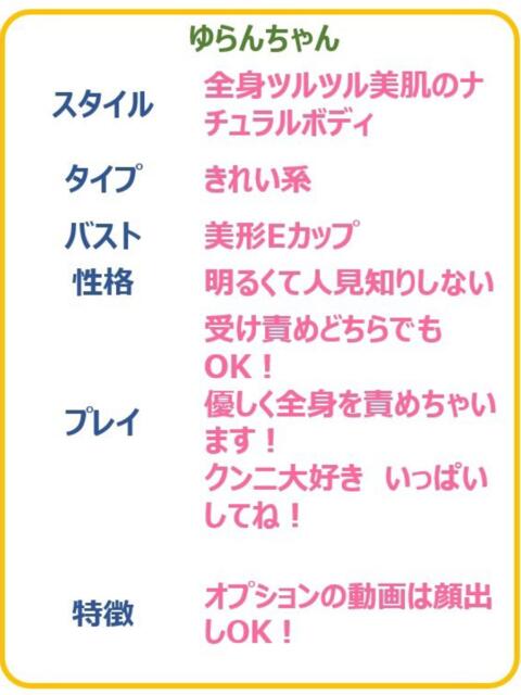 ゆらん☆水も滴るいいオンナ☆ PREMIUM～プレミアム～（デリヘル）