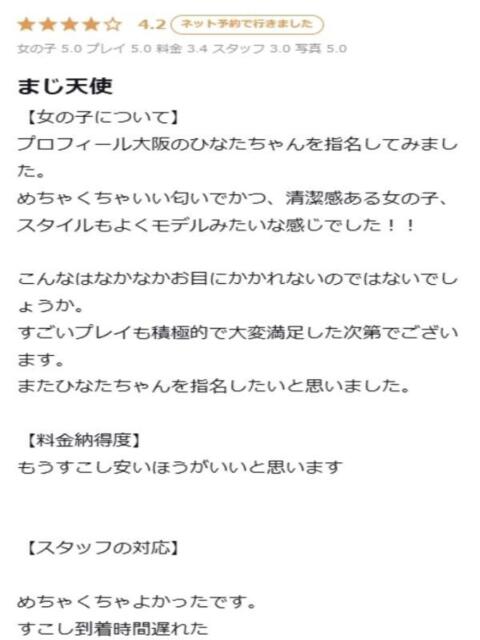 日向/ひなた プロフィール 大阪店(デリヘル)