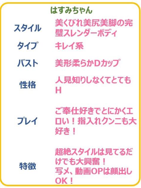 はすみ☆どエロい体のご奉仕娘☆ PREMIUM~プレミアム~(デリヘル)