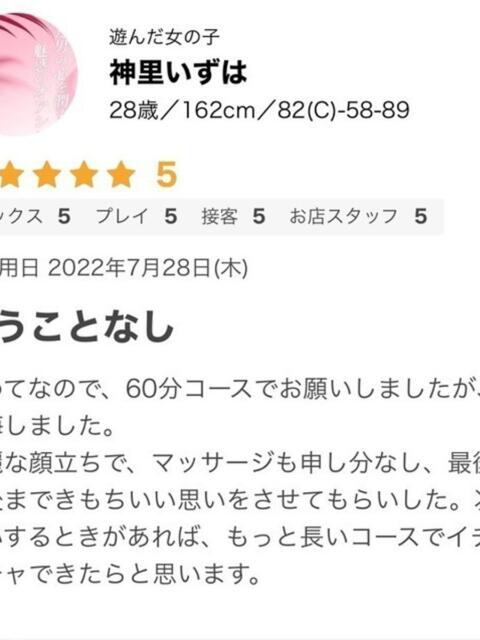 神里いずは 禁断のメンズエステR-18堺・南大阪店(回春エステ)