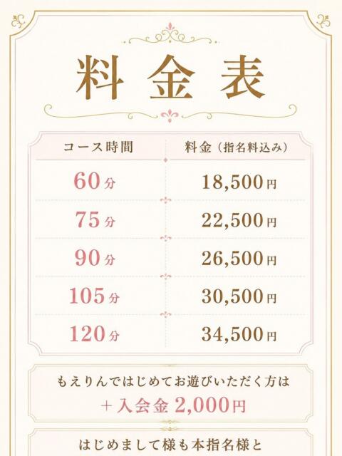 ほのか 五反田　パイズリ挟射専門店もえりん（デリヘル）