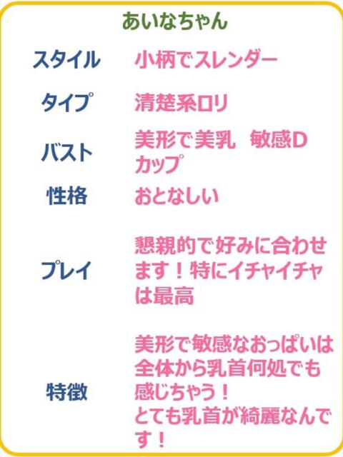 あいな☆ドキドキが止まらない☆ PREMIUM～プレミアム～（デリヘル）