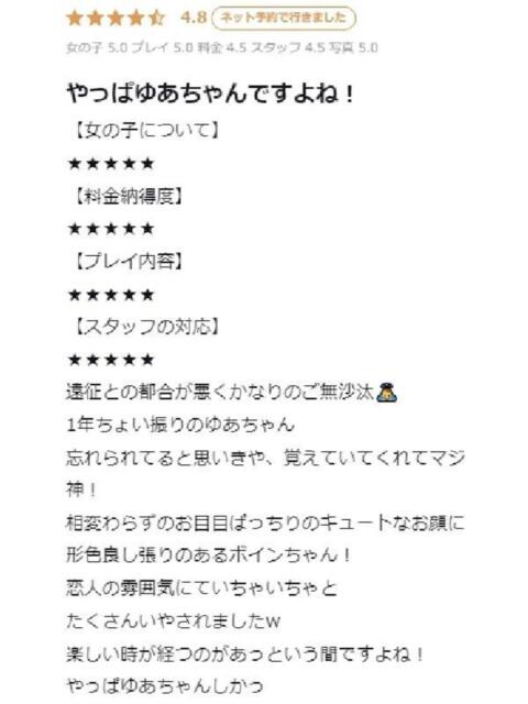 ゆあ プロフィール 大阪店(デリヘル)