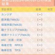 もえか 🤍今月の検査結果です🤍 池袋巨乳風俗戦隊ぱいおつレンジャー