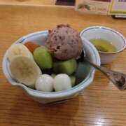 えま みはし　フルーツあんみつ小倉アイストッピング 完熟ばなな新宿