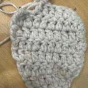 すず 編み物進捗 梅田アバンチュール