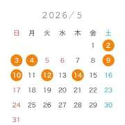 まゆ ５月前半の予定と４月の追加🌸 お姉京都