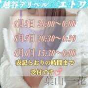 ヒメ日記 2026/06/02 14:56 投稿 葉山一花 越谷デリヘル エトワ