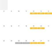 なつ 12月のシフト CECIL