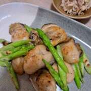 なつみ 牡蠣とアスパラのバター醤油炒めと、みな気候に迷子。 大奥