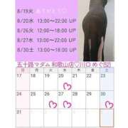 ヒメ日記 2025/08/19 20:26 投稿 川口めぐ 五十路マダム　和歌山店