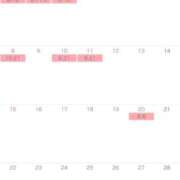 はる♪ 2月の予定🍫 プリティーガール