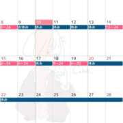 なの 3月予定更新🗓 ドマーニ