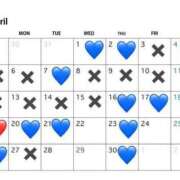 いちか 4月のシフト🌸🍡 ピンクコレクション尼崎店