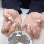 ♪りな♪ 🩵ネイル変えた～🩵 水色りぼん