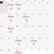 里帆(りほ) 6月の予定 Chaleur (シャルール)