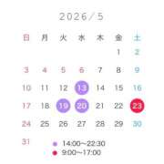 うい 4月のお礼と5月のスケジュール ナイスレディ