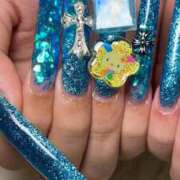 きらり New Nail💅🏻🩵💙 クラブKG