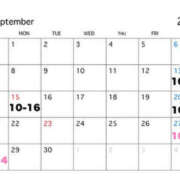 なぎさ 9月の出勤日🧡 ハピネス東京 吉原店