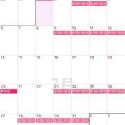 THE 未処理 今月の出勤予定🗓️ GOOD-グッド-