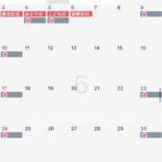 おとめ 5月出勤予定🍒 ていくぷらいど.学園