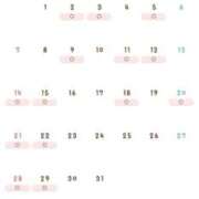 希 ⭐️12月のシフト⭐️ ルーブル