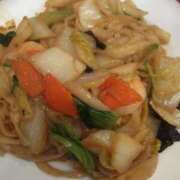 かすみ 海鮮だらけの焼きそば 横浜おかあさん