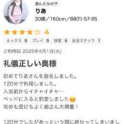 ヒメ日記 2025/04/05 07:18 投稿 りあ 若妻淫乱倶楽部 久喜店