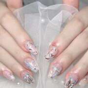 はる New nails 💖✨ 桜フェアリーテイル