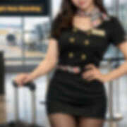 秋田　しずく ✈️ Thank You Log パンストぶっかけAIRLINES