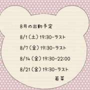 若菜 8月の出勤予定 高津角えび