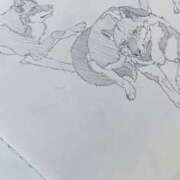 ♪のの♪ 予定見てね…|´-`)ﾁﾗｯ 水色りぼん