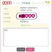 ヒメ日記 2025/11/25 14:12 投稿 ななせ 奥鉄オクテツ東京店（デリヘル市場）