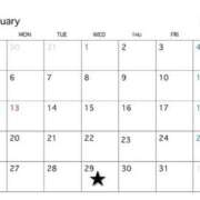 君津 １月の出勤予定です 三浦屋別館