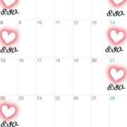 あいり 3月のスケジュール♡ 東京妻next (京都グループ)