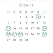フウカ 9月出勤予定(改) リッチドールなんば店